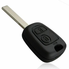 Remote Key Fob Case Shell for Peugeot 307 207 107 Blank Blade 2 Buttons