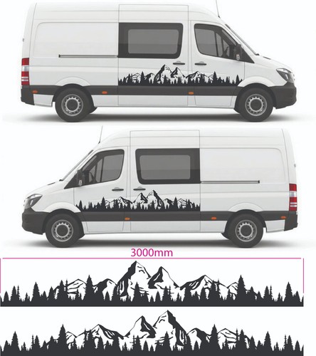 Campervan vinyl decal set - decal, d3
