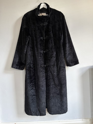 Roman faux astrakhan coat - faux,