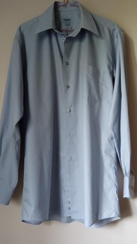Men kenzo shirt blue cotton - blue,
