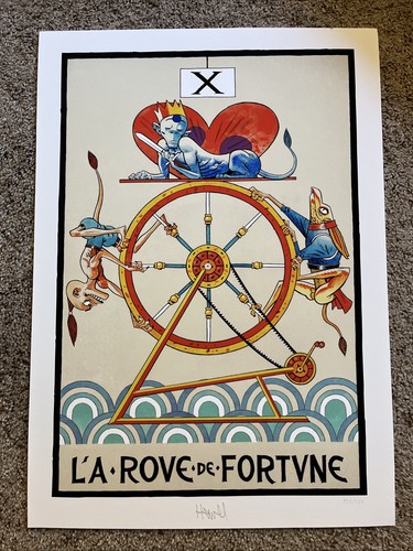Wheel fortune print - wheel, of