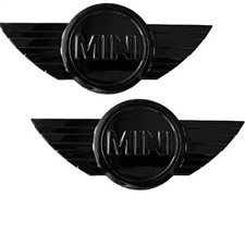2 X Emblem Metal Bonnet MINI