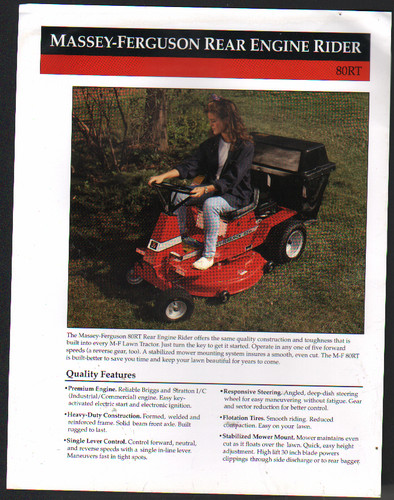 Massey ferguson 80rt - "80rt", rear