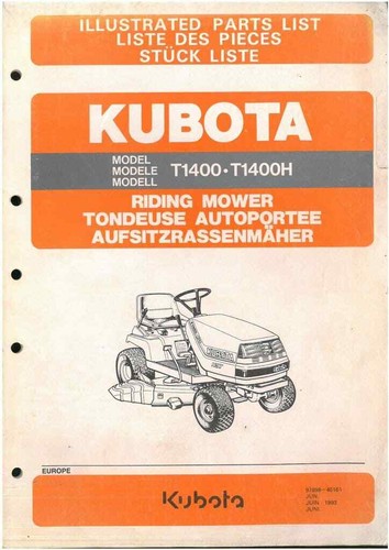 Kubota riding mower t1400 - riding,