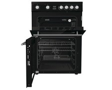 Hisense HDE3211BBUK Black 60cm Electric Cooker with Double Oven and Ceramic Hob