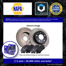 2x Solid Brake Discs and Pads