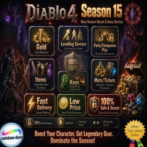Diablo season boost - diablo, 4