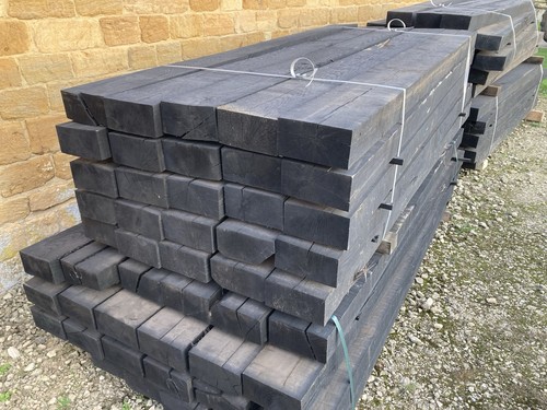 Oak sleepers - oak, (painted