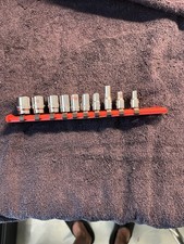 MATCO 9pc 1/4 Drive Standard SAE 12 Point Socket Set With Bonus Snap-On