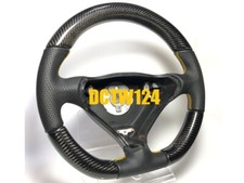 T96 smaller diameter real carbon black leather steering wheel Porsche 996 986 Ye