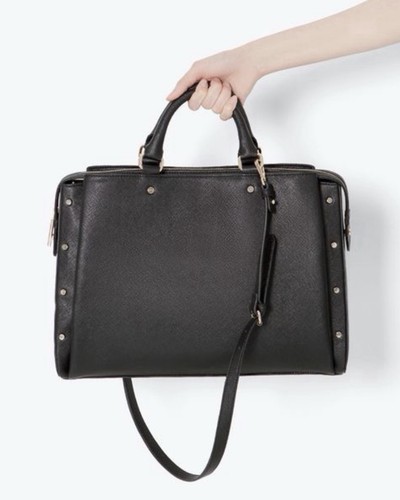 Bnwt zara gold studded work - gold,