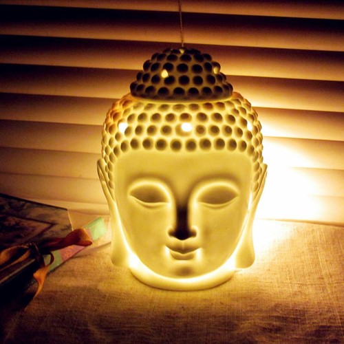 Large thai buddha - head, wax