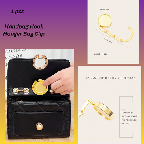Folding handbag hook - folding,