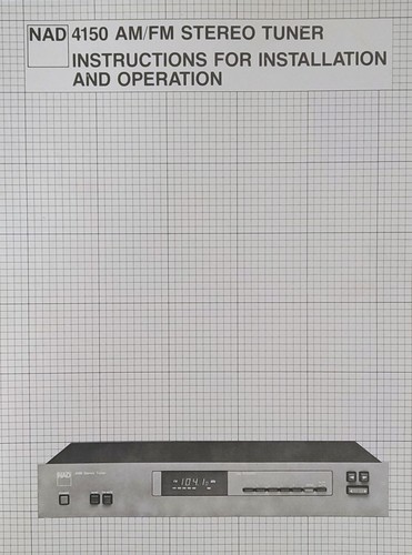 Nad 4150 fm stereo radio - nad,