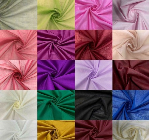 Plain 100 cotton voile lining - plain,