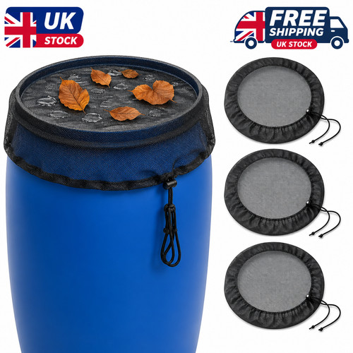 Rain barrel screen net cover - screen,