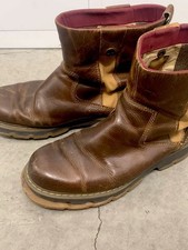 Dr. Martens Boots Mens 9 Luke Rigger Pull On Western Mid-Calf FLAWED PLEASE READ