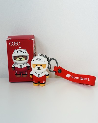 Audi sport bear keyring - sport,