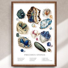 Vintage Crystal Chart Giclee