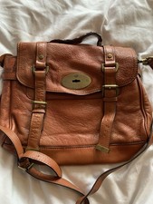 SALE!Mulberry Alexa Satchel Leather Bag Oak (Caramel tan)