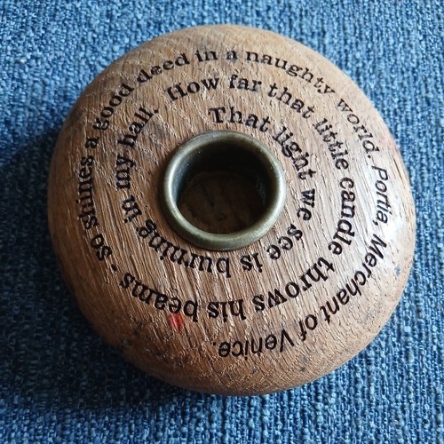 Oak candle holder - oak,