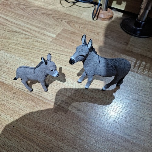 Schleich donkey x2 - schleich,