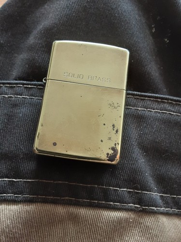 Zippo sold brass - zippo,