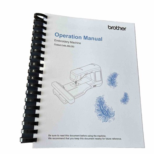 Brother manual reprint innovis - brother,