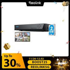 Reolink 4K 8MP 8 Channel NVR Recorder for Security Camera CCTV System 2TB HDD