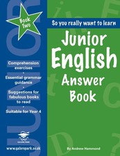 Junior English Book 2 Answer Book by Andrew Hammond Paperback Book The Cheap