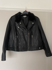Faux Leather Biker Jacket