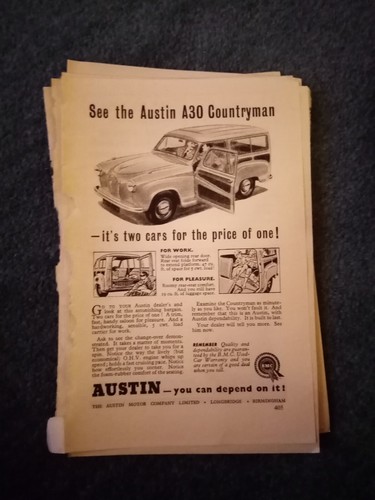 Ot24 ephemera 1950s advert - 1950s,