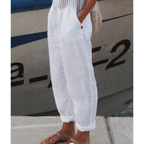 Plus size ladies cotton linen - size,