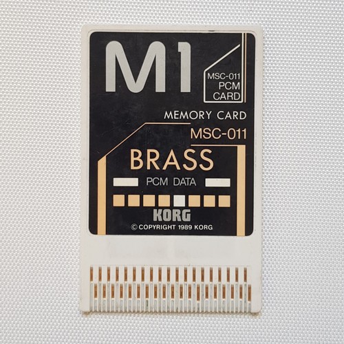 Used korg memory card - used, m1