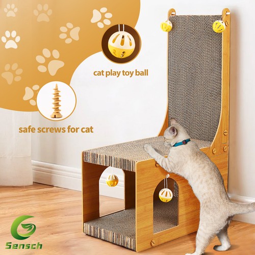 Cat tree scratching - cat,