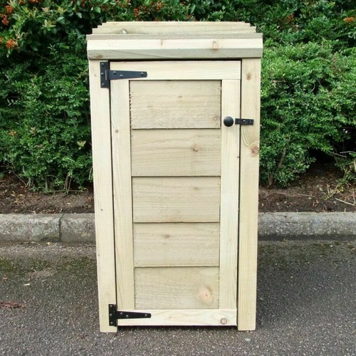 Wooden log store narrow with - wooden,