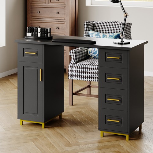 Black manicure table - table, nail