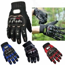 Motorcycle Bike Gloves Armoured Knuckle Motorbike Motocross Pro Biker Gloves