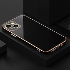 Glossy Gold Edge Plating TPU