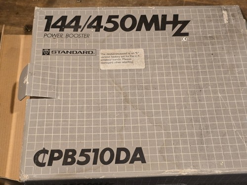 Standard cpb510 144 - standard, 144/430mhz