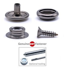 Snap fastener press studs kit