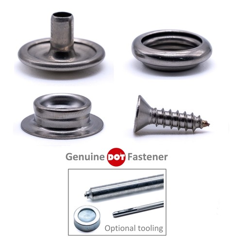 Snap fastener press - studs, kit