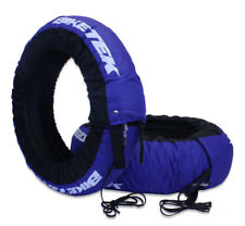 BIKETEK SUPERBIKE FRONT & REAR TYRE WARMERS 180 & 190 17" REAR WHEEL EU PLUG