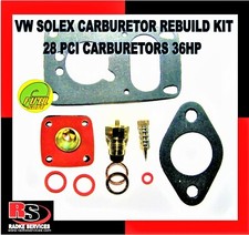 VW Bug SOLEX 28-30 PCI 1954-60 Carb Basic rebuild Kit Efuel RADKE RS 15K