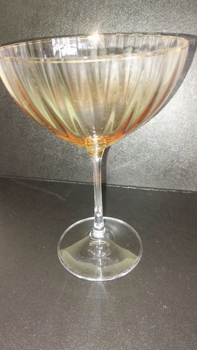 Large amber glass - glass, crystal