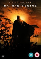Batman Begins DVD (2006) Christian Bale, Nolan (DIR) cert 12 Fast and FREE P & P