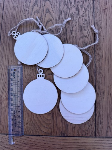 Wooden tree decorations - wooden,