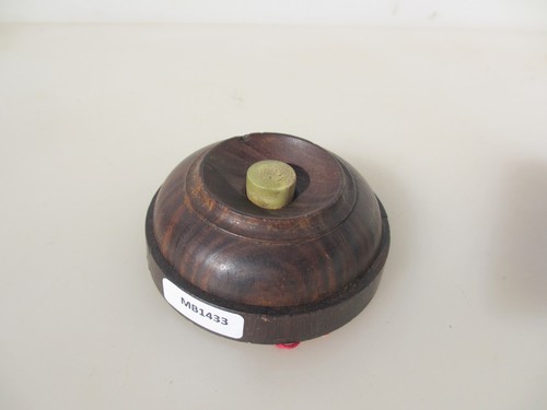 Vintage wooden doorbell - doorbell, door