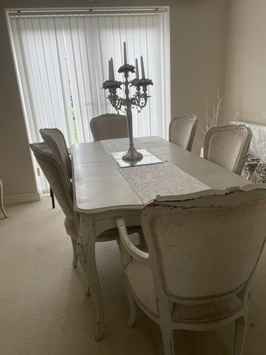 Grey painted shabby - grey, chic