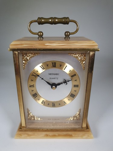 Metamec quartz carriage - , clock